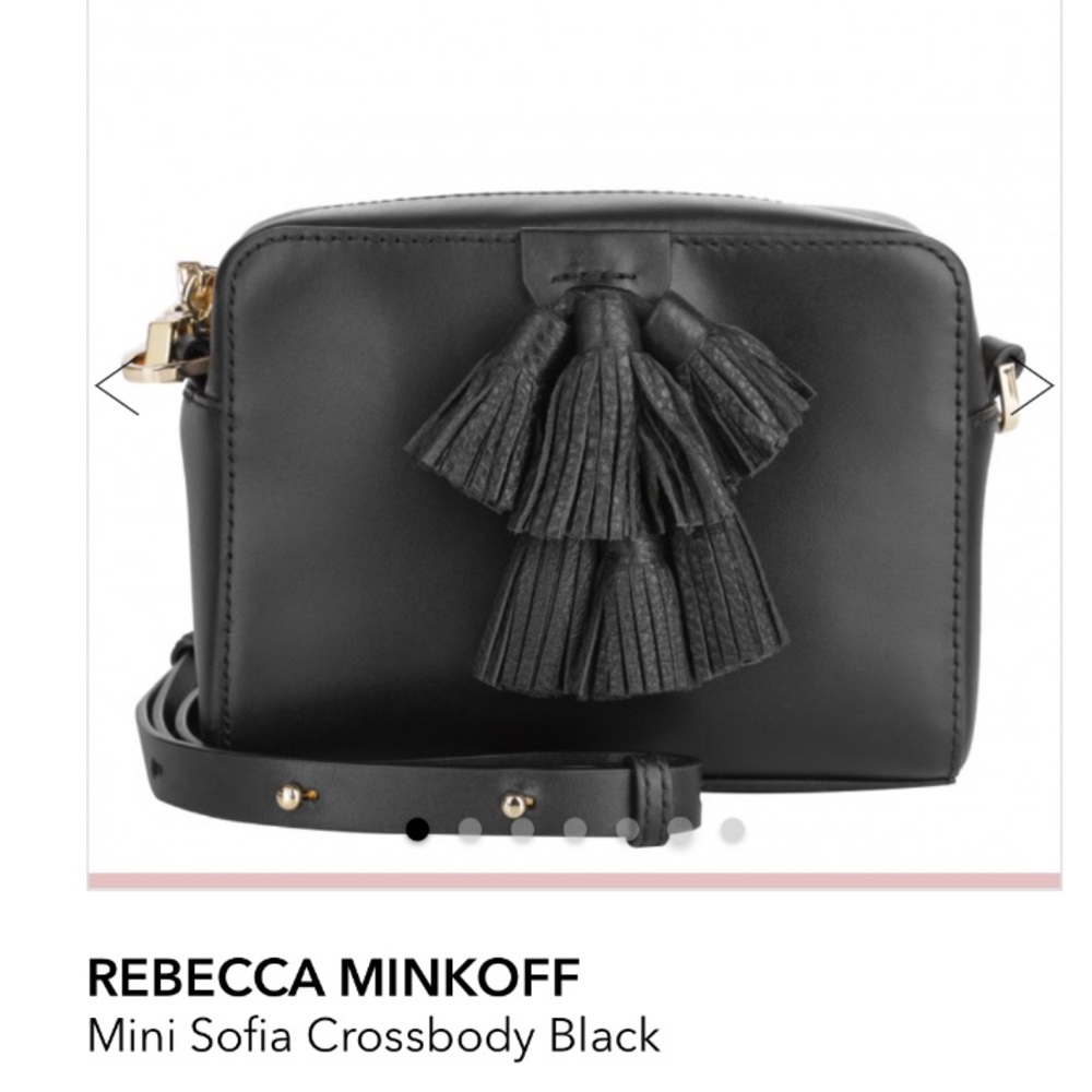 Rebecca Minkoff black tassel shoulder bag